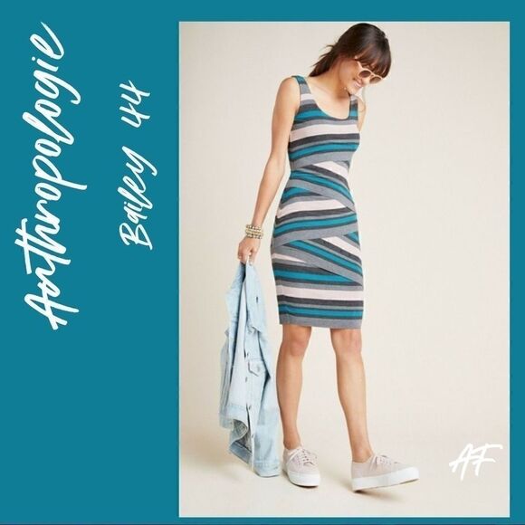 ANTHROPOLOGIE BAILEY 44 Frontera Bandage Slim Mini - Picture 1 of 9